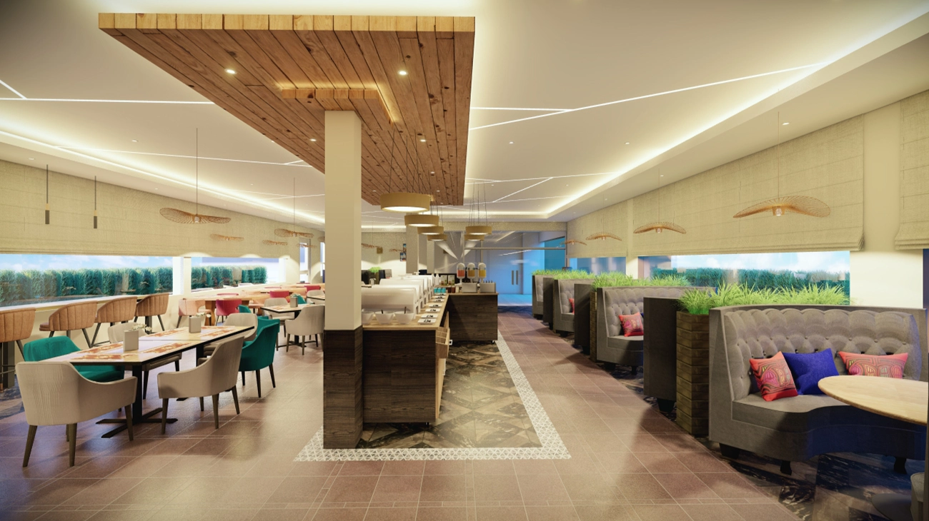 Swiss Flavors restaurant interior